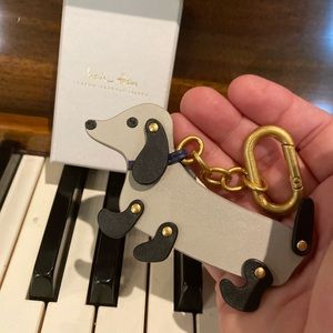 Sweet Dachsund India Hicks keychain